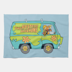 Linge De Cuisine Scooby-Doo   La Machine Mystère Du Côté Droit
