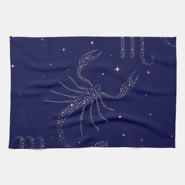 Linge De Cuisine scorpio étoiles (Horizontal)