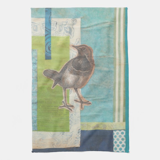Linge De Cuisine Scrapbook Avian I (Vertical)