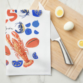 Linge De Cuisine Seafood Beach Fisherman Ocean Tropical Quote 