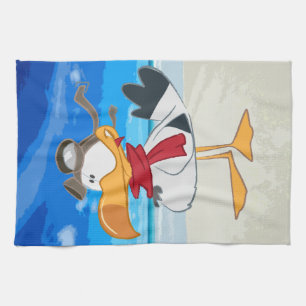 LINGE DE CUISINE SEAGULEMENT AVEC GOGGLES PILOTES