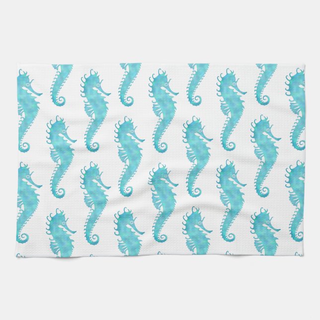 Linge De Cuisine Seahorse (Horizontal)