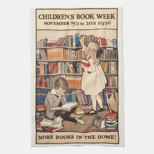 Linge De Cuisine Semaine du livre pour enfants Illustration de bibl