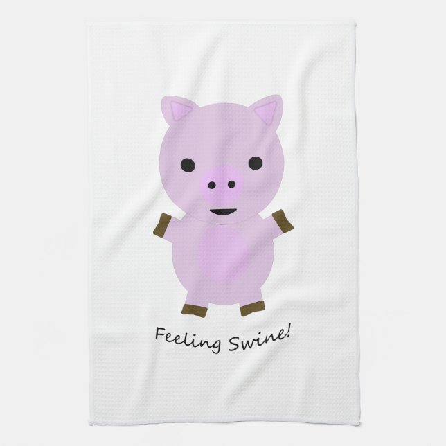 Linge De Cuisine Sentiment de porc (Vertical)