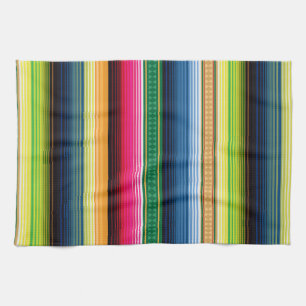 Linge De Cuisine Serape couvrant mexicain traditionnel