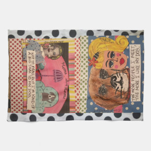 Linge De Cuisine Serviette-chiens de plat