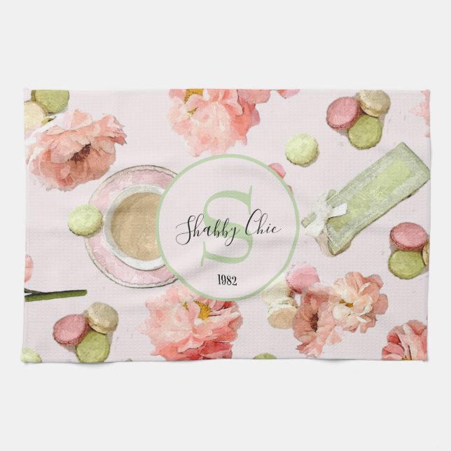 Linge De Cuisine Set de Trendy Shabby Chic (Horizontal)