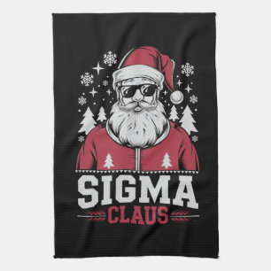 Linge De Cuisine Sigma Claus Cool Père Noël Rizz Rizzler Meme de No