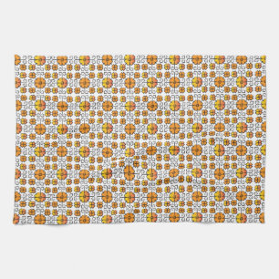 Linge De Cuisine Signal traditionnel letton SUN motif géométrique V