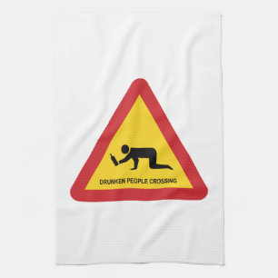 LINGE DE CUISINE SIGNE DE TRAFIC DES PERSONNES BLANCHISES