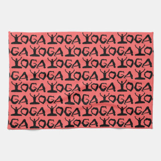 Linge De Cuisine Silhouettes de yoga