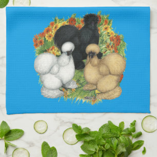 Linge De Cuisine Silkies du jardin de fleurs