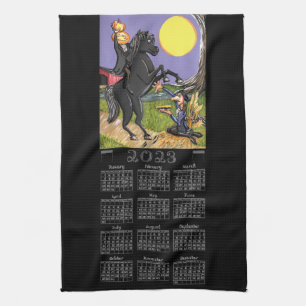 Linge De Cuisine Sleepy Hollow 2023 Calendrier Horseman sans tête