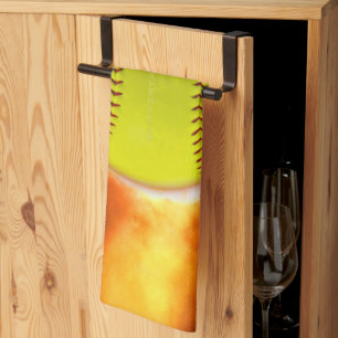 Linge De Cuisine SlipperyJoe, Fireball Raspberry, Softball en feu,