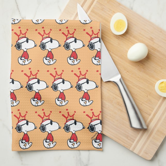 Linge De Cuisine Snoopy - Joe Cool Crown (Quart Plié)