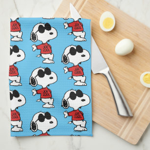 Linge De Cuisine Snoopy "Joe Cool" debout