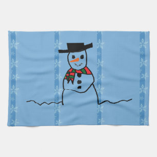 Linge De Cuisine Snowman