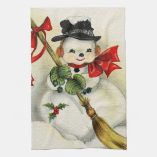 Linge De Cuisine Snowman 001