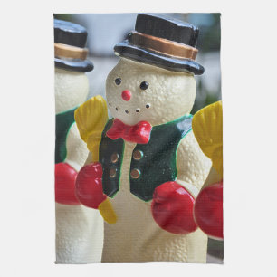 Linge De Cuisine Snowman à Noël