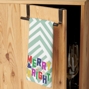 Linge De Cuisine Snowman de rennes d'arbre de pin doux et joyeux