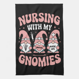 Linge De Cuisine Soins Avec Mes Gnomies Gnome Infirmière Vie Saint-