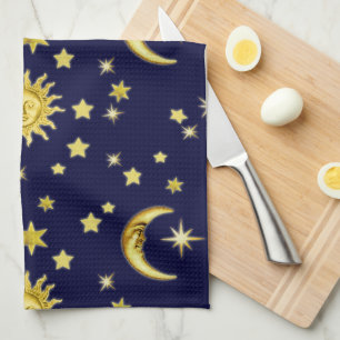 Linge De Cuisine Soleil, Lune et Étoiles 🌞 🌛 ⭐