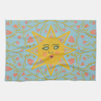 Soleils Boho & Vignes Fleurs Rose Jaune Bleu