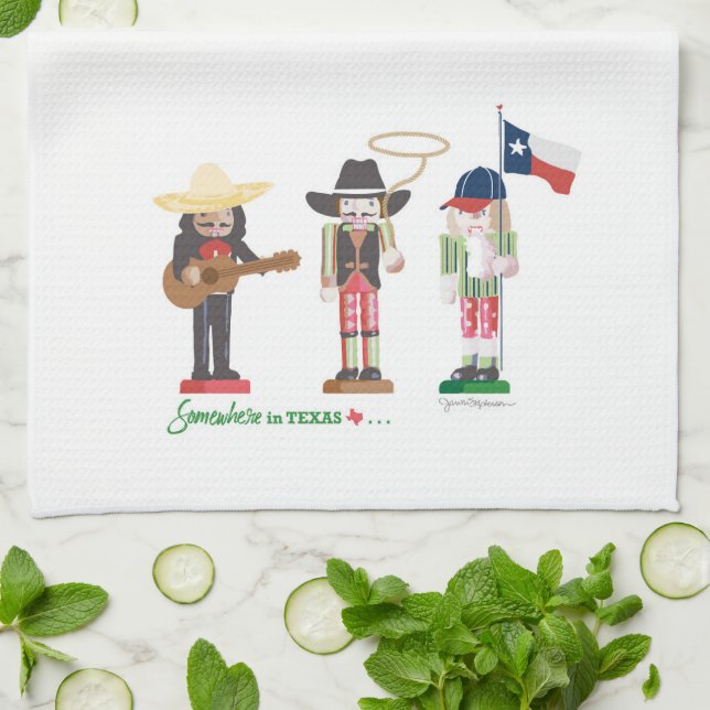 Linge De Cuisine "Somewhere in Texas", Texas Nutcrackers (Plié)