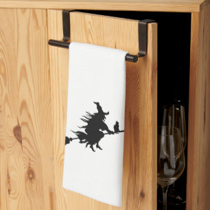 Linge De Cuisine Sorcière Volant Sur Sa Chambre