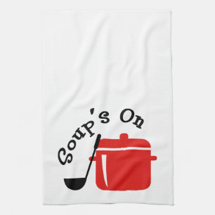 Linge De Cuisine Soupe allumée