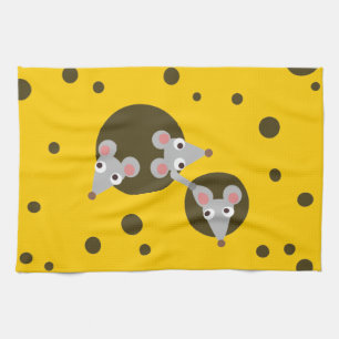 Linge De Cuisine Souris en fromage