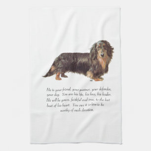 Linge De Cuisine Souvenir de teckel - Mâle