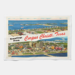 Linge De Cuisine Souvenir de Vintage voyage de Corpus Christi le