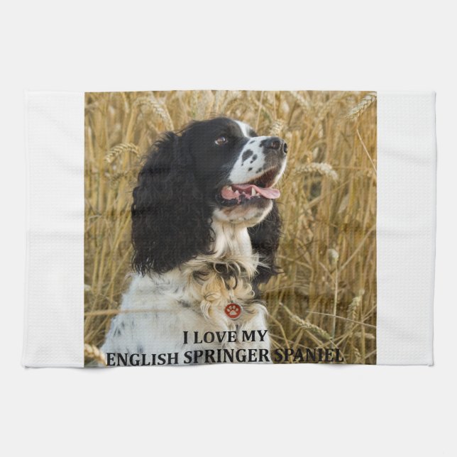 Linge De Cuisine spaniel spaniel bwlove w pic (Horizontal)