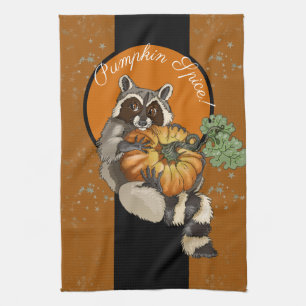 Linge De Cuisine Spice de Pumkin ! Racoon Roll