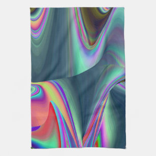 Linge De Cuisine Spirit of Summer Breeze, Rainbowart Abstrait 3D