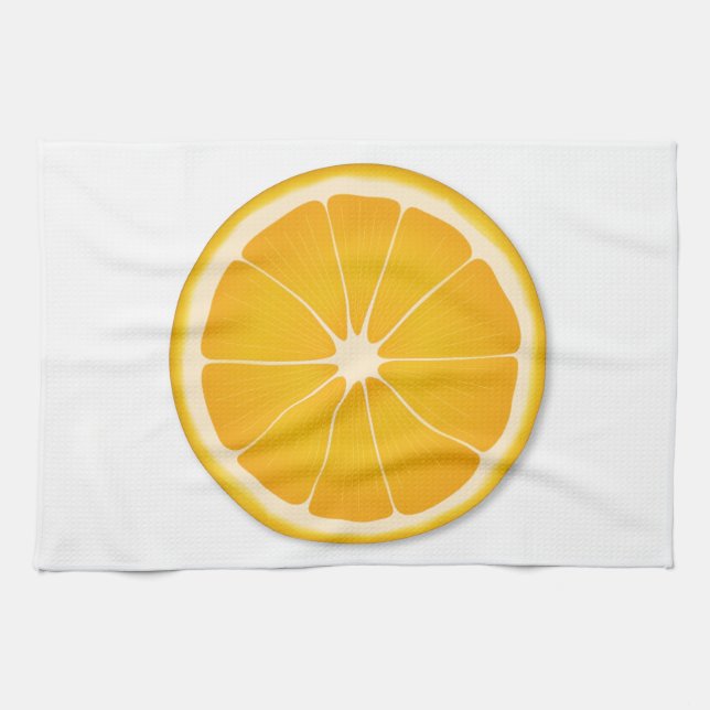 Linge De Cuisine Splash de jus d'orange (Horizontal)