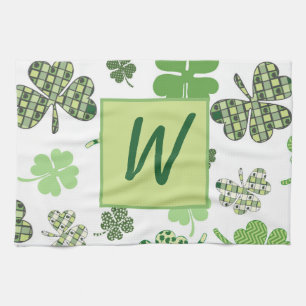 Linge De Cuisine St. Patrick's Day Lucky Clovers