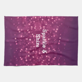 Linge De Cuisine Stars Bokeh Rose