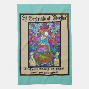 Linge De Cuisine Ste Gertrude de Nivelles Tea Towel