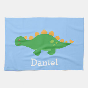 Linge De Cuisine Stégosaure vert mignon dinosaure pour enfants