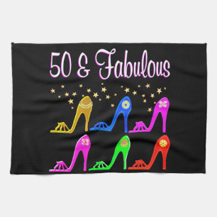 LINGE DE CUISINE STILETTO REINE DE 50 ANS