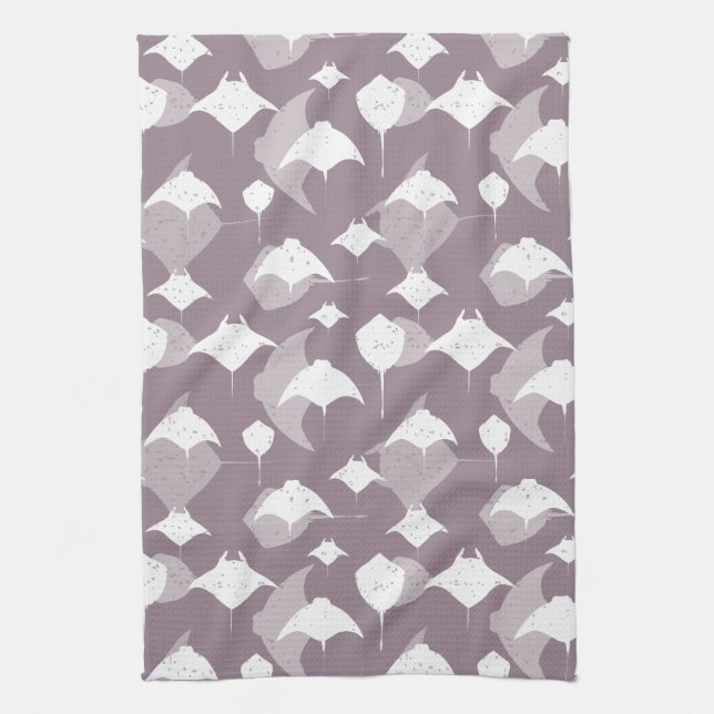 Linge De Cuisine Stingray et Manta Rays Ocean Theme (Vertical)