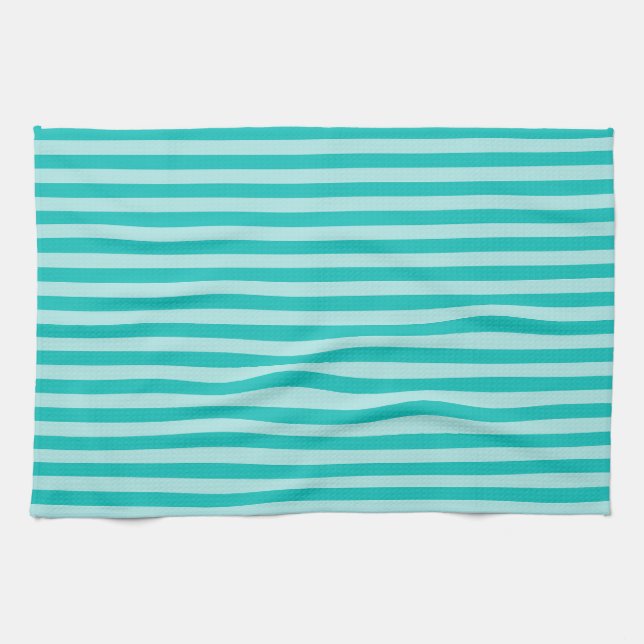 Linge De Cuisine Striped green  All-Over Print Apron (Horizontal)