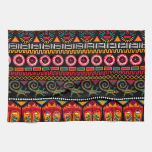 Linge De Cuisine Style Africain : Plaisir Motif décoratif.