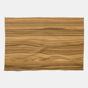 Linge De Cuisine Style de grain élégant en bois