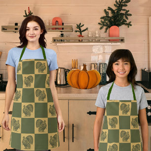 Linge De Cuisine Style Vintage de Campagne Automne Épice de Citroui
