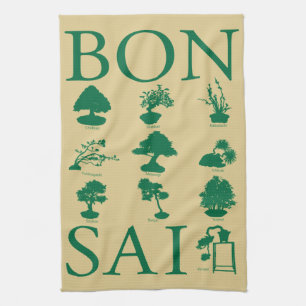 Linge De Cuisine Styles de base de l'arbre Bonsai