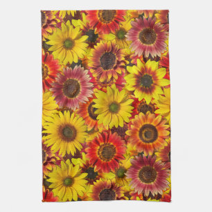Linge De Cuisine Sunflowers Motif sans couture