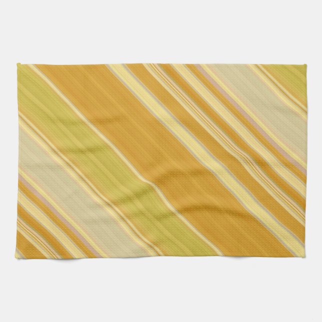 Linge De Cuisine Sunny Yellow Stripes (Horizontal)